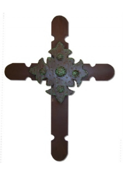 Iron Rustic Cross Old World Western Medieval