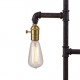 Industrial Farmhouse Metal Pipe Table Lamp
