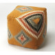 Native American Style Hopi Wool Ottoman Footstool Pouf