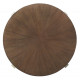 Cocoa Brown Top Light Legs Round Foyer Table 