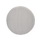 Grey & White Woven Rattan Backless Counter Stool 