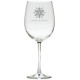 Snowflake Happy Holidays Wine Glasses Set of 8
