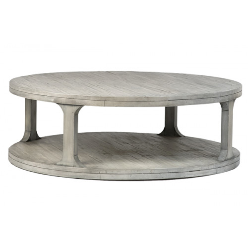 BIG Round Reclaimed Wood Coffee Table