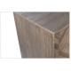 Reclaimed Wood & Metal Base Geometric Diamond Design Small Sideboard