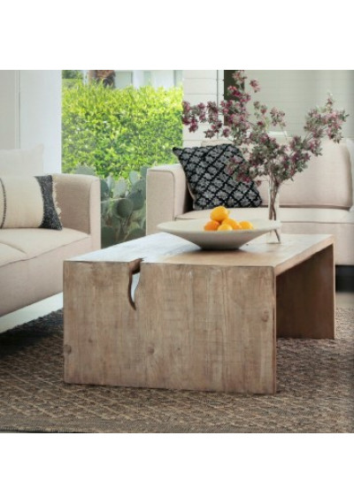 Reclaimed Pine Driftwood Look Coffee Table