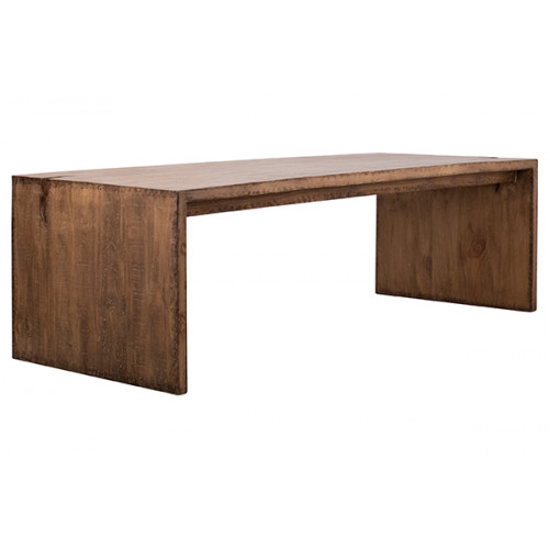 Reclaimed Pine Driftwood Look Medium Finish EXTRA Long Dining Table