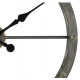 Weathered Iron Industrial Backless Wall Clock