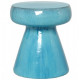 Blue Turquoise Aqua Mushroom Shape Ceramic Garden Stool Table