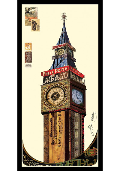 Collage Art - Tower of Big Ben