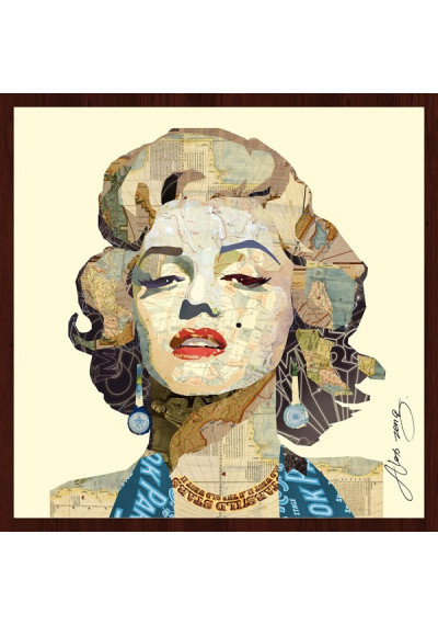 Hand Made Collage Art - Norma Jeane