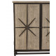 4 Star Iron & Reclaimed Pine Sideboard Cabinet