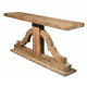 Bracket Reclaimed Wood Console Table Elm