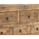 Extra Long Pine Wood Rustic Sideboard