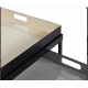 Black Iron Tray Top Design Nesting Tables