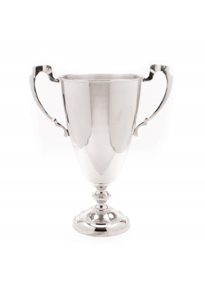 Silver Polished Nickel Trophy Vase