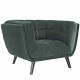 Deep Green Velvet Scoop Style Chair
