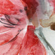 Red Flower Canvas 2 piece Wall Art