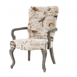 Bird Motif Arm Chair