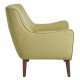 Green Chartreuse Mid-Century Accent Chair 
