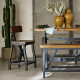 Industrial Counter Bar Stool with or without Back