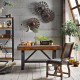 Rustic Industrial Wooden and Iron Desk