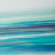 Calm Blue Teal Ocean Canvas Wall Art