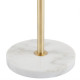 Modern Eclectic Gold Table Lamp White Ball Glass Shades