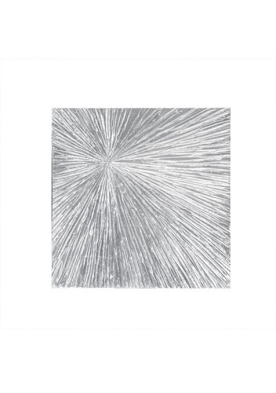 Silver Exploding Star Dimensional Wall Art