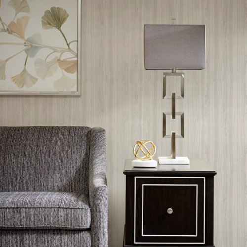 Silver Metal Link Chain industrial Modern Table Lamp