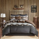 Southwestern Style Comforter Set Browns Greys Queen & King Size