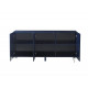 Glam Blue Lacquer Acrylic Leg Buffet Sideboard