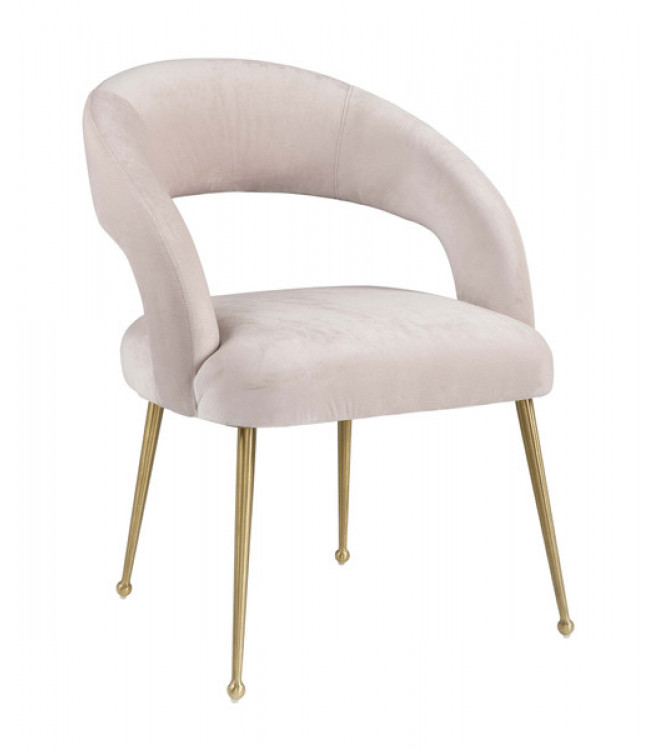 Glam Accent Dining Chair, Glam Velvet Dining Chairs