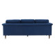 Royal Blue Velvet Cosmopolitan Sofa