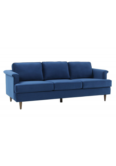 Royal Blue Velvet Cosmopolitan Sofa
