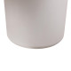 Ivory Round Concrete Cylinder Indoor Outdoor Dining Table