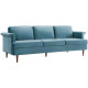 Light Blue Velvet Cosmopolitan Sofa