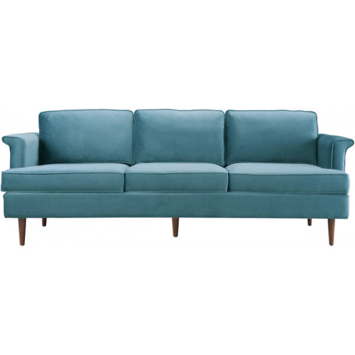 Light Blue Velvet Cosmopolitan Sofa