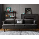 Grey Velvet Cosmopolitan Sofa