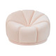 Light Peach Velvet Puffy Cloud Modern Accent Lounge Chair