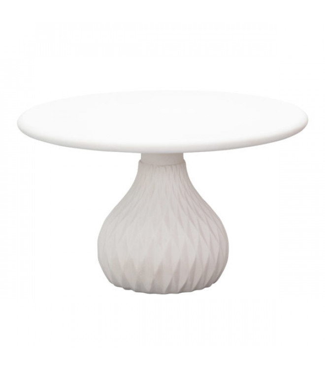 Ivory Round Concrete Indoor Outdoor, Ivory Coffee Table Round