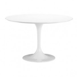 White Glossy Tulip Dining Table