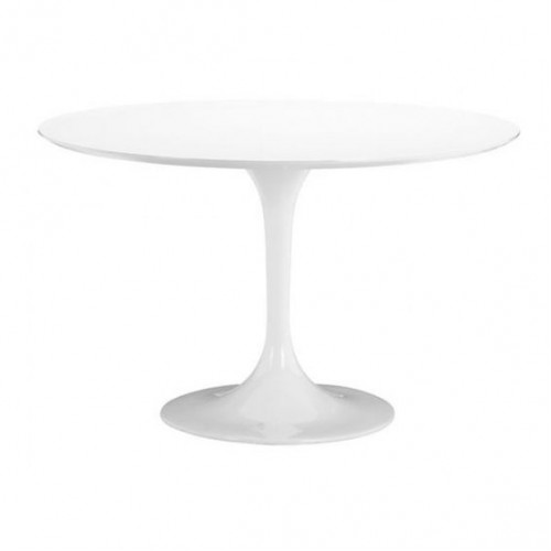 White Glossy Tulip Dining Table
