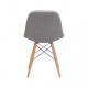 Grey Modern Mod Dining Chair
