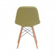 Green Velour Modern Dining Chair