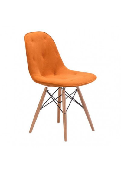Orange Modern Mod Dining Chair