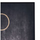 Midnight & A Full Moon Black Framed Abstract Canvas Wall Art