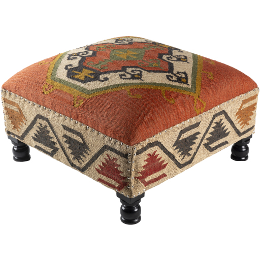 Under Desk Foot Stool for Living Room Office Ottoman with Cover 25 Ambesonne European Rectangle Pouf Roman Tile and Mosaic Design with Famous Eastern Inspired Image Print Blue Yellow 